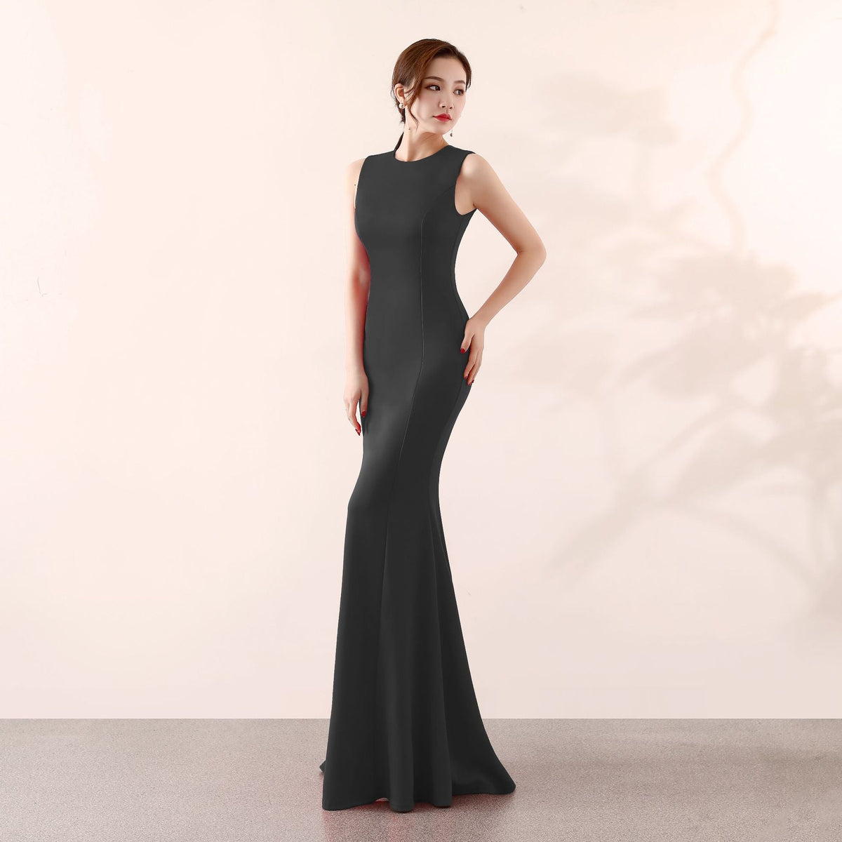 Abito da Sposa da Cerimonia Lungo Cocktail Elegante a Coda di Sirena per Fidanzamento Matrimonio Sera Donna – Il Miglior Abito da Sposa per la Sposa