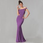 Vestido de Noite Maxi Decotado para Mulheres – Vestido Formal Elegante