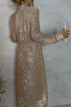 ABITO MIDI CON PAILETTES