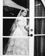 Robes de mariée longues à manches longues en ligne A, dos nu avec dentelle