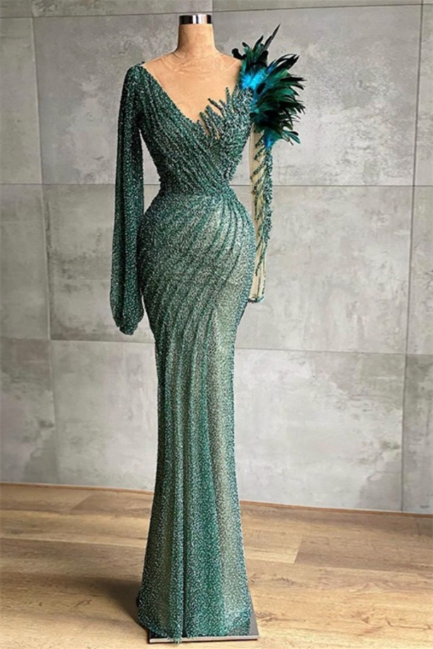 Robes de soirée longues avec manches