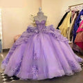 SWEMILE Vestidos de 15 Anos Quinceañera Modernos e Românticos para 15 Anos Sem Mangas Com Laços Tule Vestidos de 15 Quinceañera 2026 Personalizados