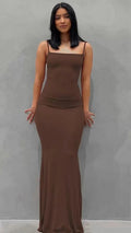 Robe longue de bal à fines bretelles sirène Robe de soirée sexy Y566