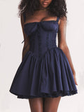 Mini Abito Corsetto Marina Francese