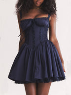 Mini Abito Corsetto Marina Francese