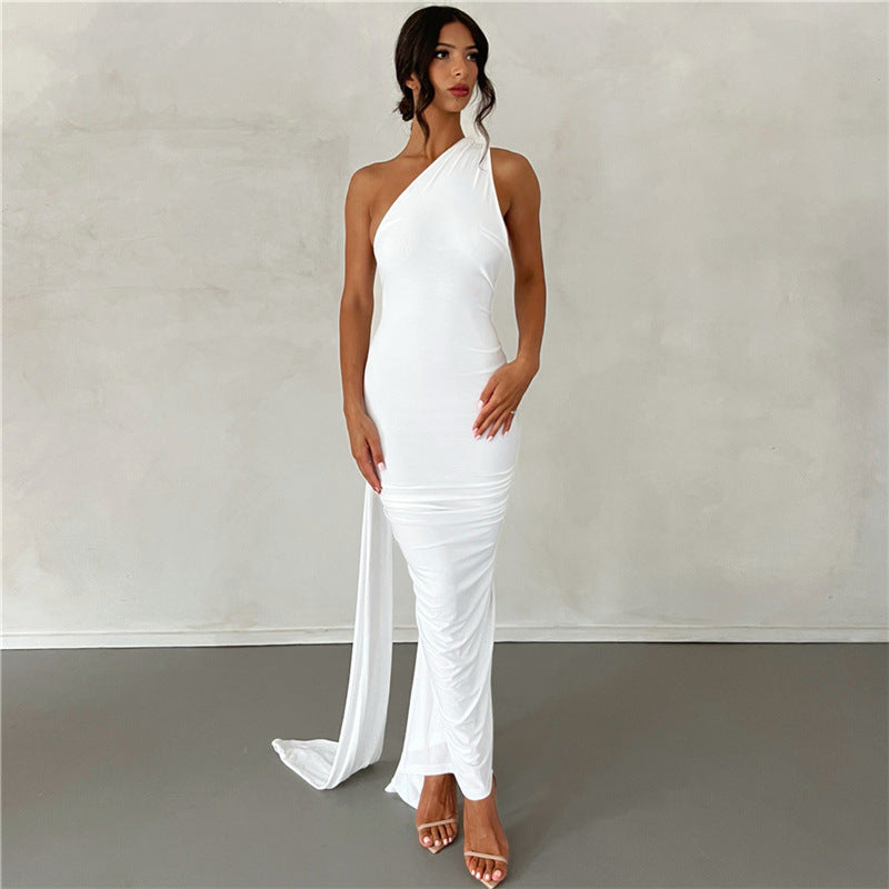 Abiti da Donna Estate Abbigliamento Femminile Sexy Senza Schienale con Bretelle a Triangolo Tubino Aderente Vestito da Sera per Donna