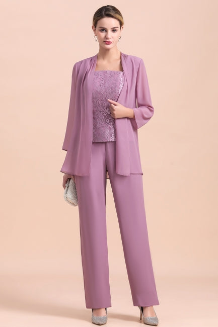 Mãe da Noiva Online Acessível com Manga Curta Elegante em Renda e Chiffon com Estola