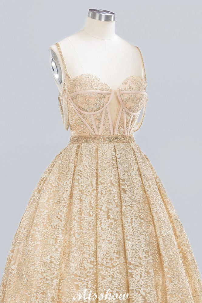 Vestido de Noiva Elegante em Tule com Renda, Saia Rodada, Alças Finas e Decote Coração, Sem Mangas