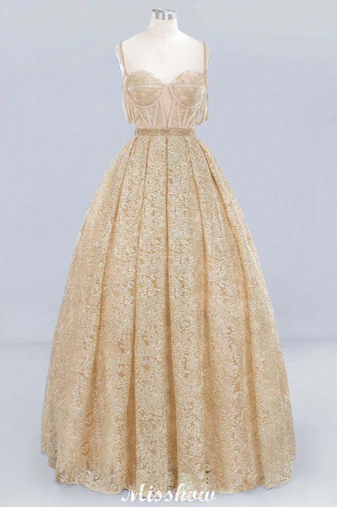 Vestido de Noiva Elegante em Tule com Renda, Saia Rodada, Alças Finas e Decote Coração, Sem Mangas