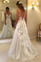 Robes de mariée élégantes robes de mariée en dentelle blanche