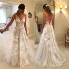 Robes de mariée élégantes robes de mariée en dentelle blanche