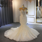 Robes de mariée extravagantes sirène | Robe de mariée en dentelle