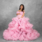 6104#Robes pour séance photo de maternité robe de grossesse pour fête prénatale