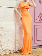 Women's Summer Sexy Slim Fit Cocktail Evening Dress with High Elasticity and Lace-Up Back