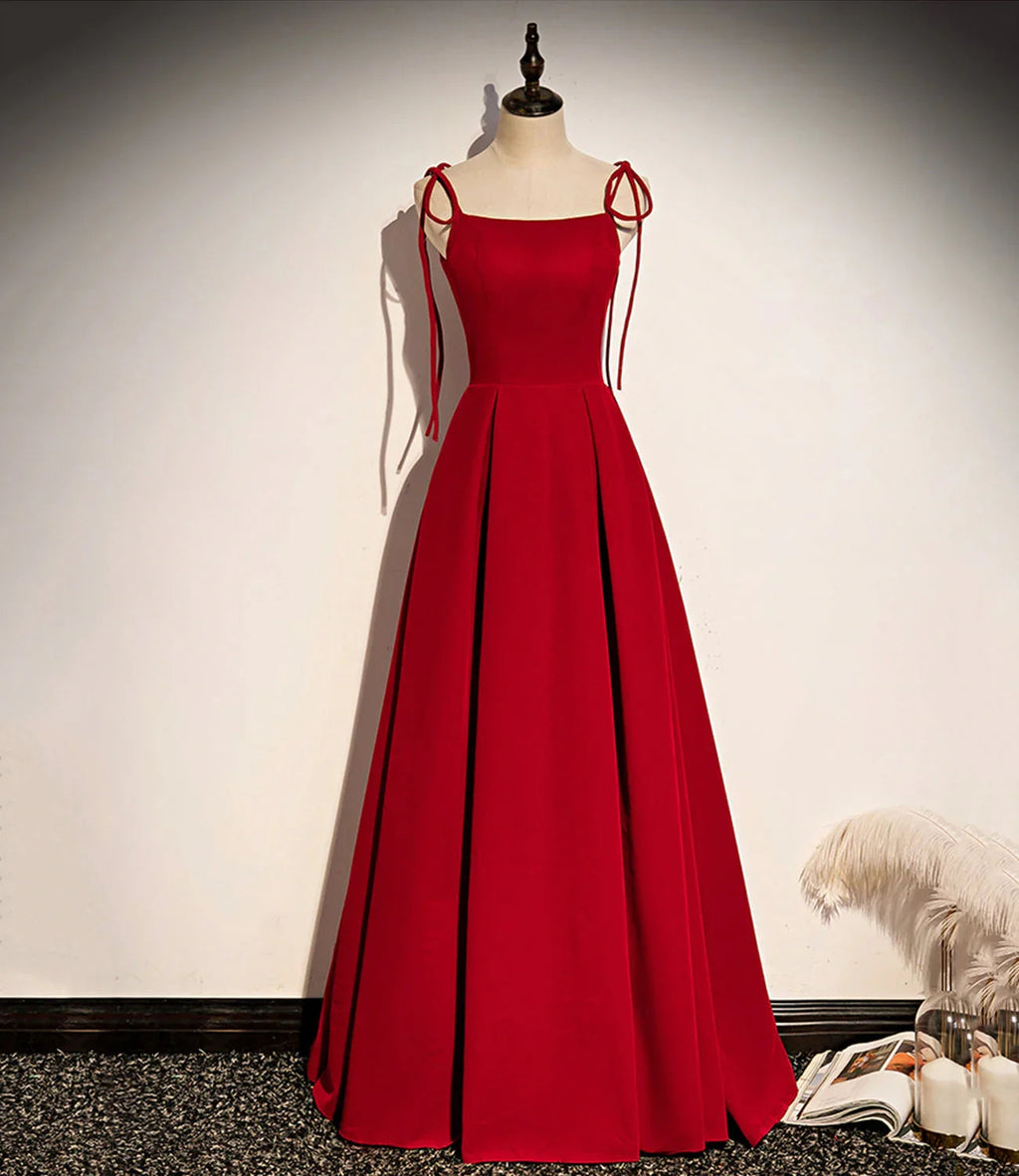 Robe de bal longue simple en velours coupe trapèze robe de soirée s70