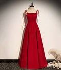 Robe de bal longue simple en velours coupe trapèze robe de soirée s70