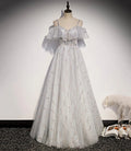 Robe de bal longue en tulle à paillettes, coupe évasée, robe de soirée s71
