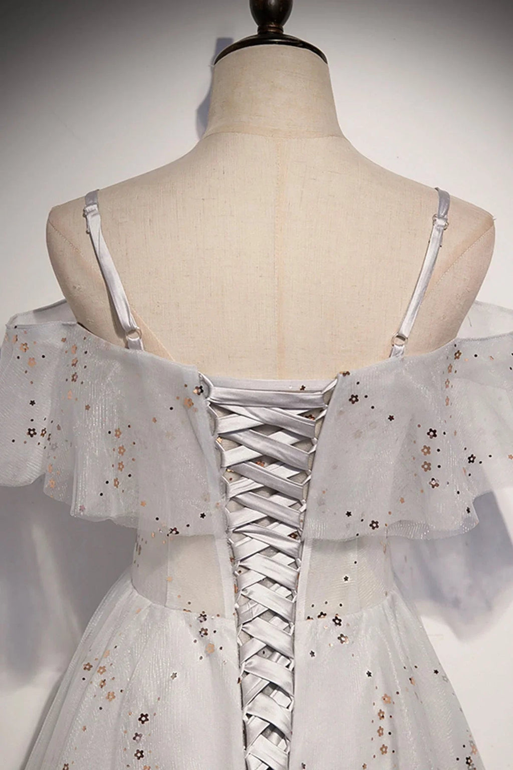 Robe de bal longue en tulle à paillettes, coupe évasée, robe de soirée s71