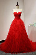 Herzförmige Schnürballkleider, Funkelnde Bescheidene Ballkleider, Quinceañera-Kleider, Ballkleider mit Schleppe, Abendkleider Y1559