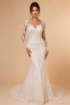 Elegant Deep V Lace Boho Wedding Dress Chiffon A Line Bridal Gowns High Split Low Back Wedding Gowns Vestido De Novia Customized
