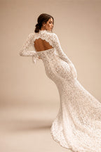 VeraNova Ethereal Boho A Line Wedding Dresses Off Shoulder Sexy Side Slit Bridal Dress Tulle Lace Appliques Bride Customized