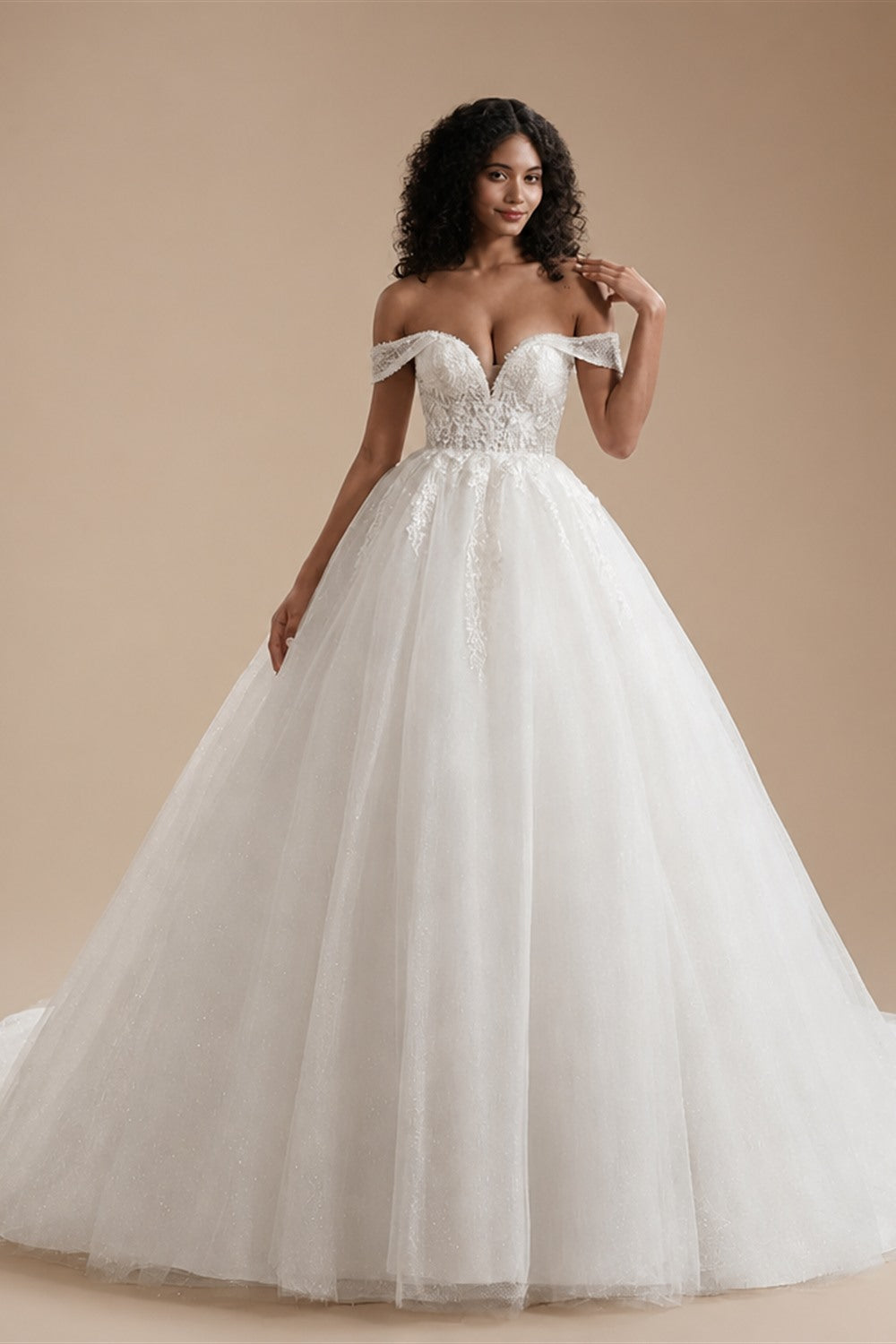 BEPEITHY Customized Sweetheart Glitter BOHO Wedding Dress 2026 Sleeveless Bride Plus Size Ivory Bridal Gown Vestido De Novia