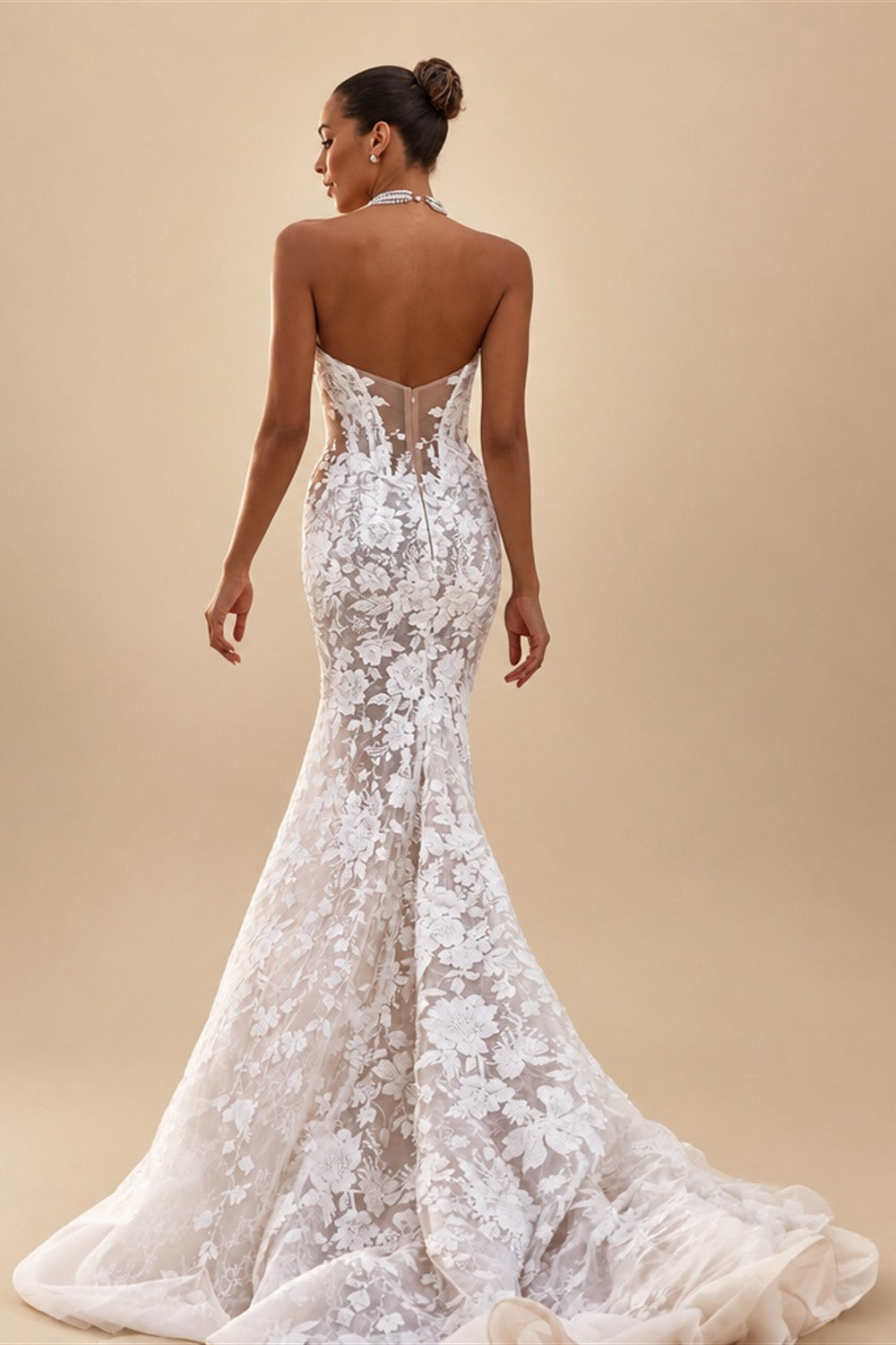 Sparkling Beaded Lace Appliques Wedding Dress Charming Sweetheart Neck Bridal Gown Customized Dreamy Mermaid Dresses For Bride