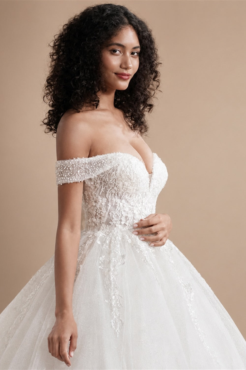 BEPEITHY Customized Sweetheart Glitter BOHO Wedding Dress 2026 Sleeveless Bride Plus Size Ivory Bridal Gown Vestido De Novia