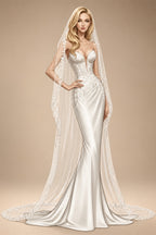 2027 Roycebridal Halter Neck Leaf Lace A Line Wedding Dress Keyhole Open Back Tied Soft Tulle Vestido De Novia Customized