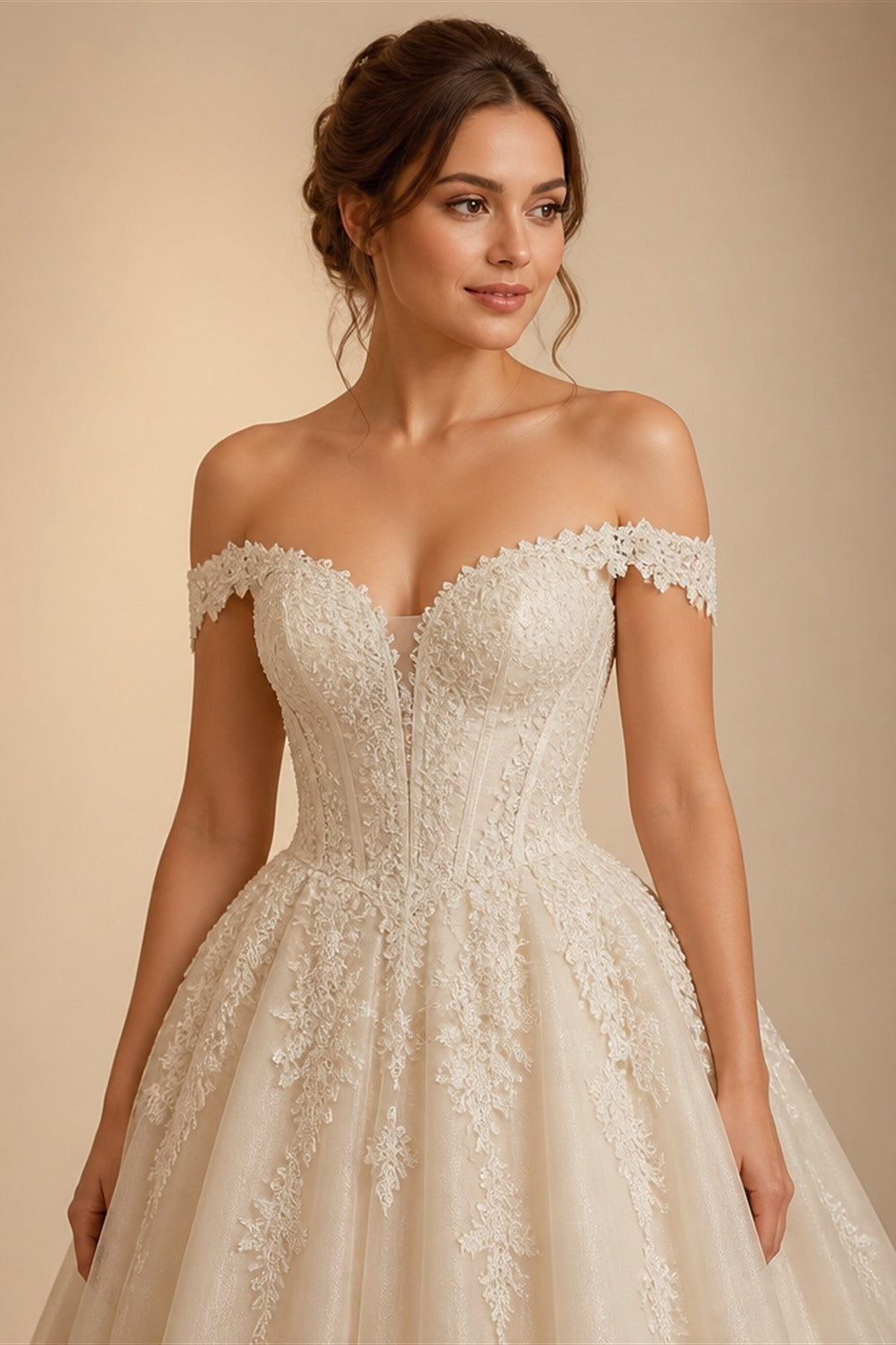 Elegant Deep V Spaghetti Strap Boho Wedding Dress Cutout Chiffon A Line Bridal Gowns Lace Wedding Gowns Beach Customized