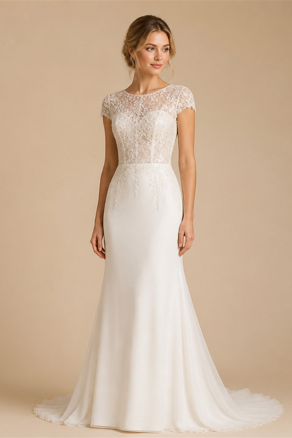 Romantic A-line Wedding Dress 2027 For Women Long Sleeves Bride Split Lace Appliques Bridal Gowns Vestido De Noiva