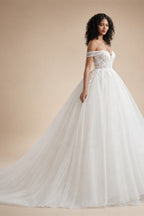 BEPEITHY Customized Sweetheart Glitter BOHO Wedding Dress 2026 Sleeveless Bride Plus Size Ivory Bridal Gown Vestido De Novia
