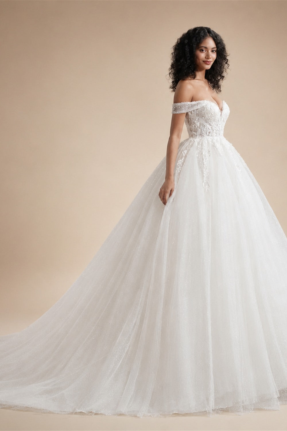 BEPEITHY Customized Sweetheart Glitter BOHO Wedding Dress 2026 Sleeveless Bride Plus Size Ivory Bridal Gown Vestido De Novia