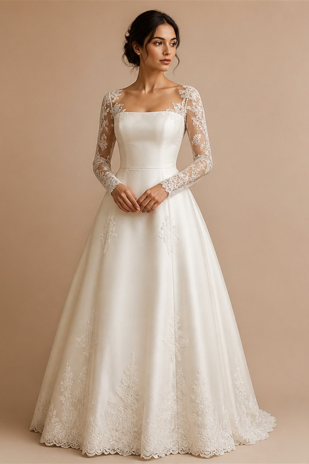 Luxury Sparkling Beaded Lace Wedding Dress With Cape Elegant Mermaid Long Bridal Gown Customized Illusion Dresses For Bride