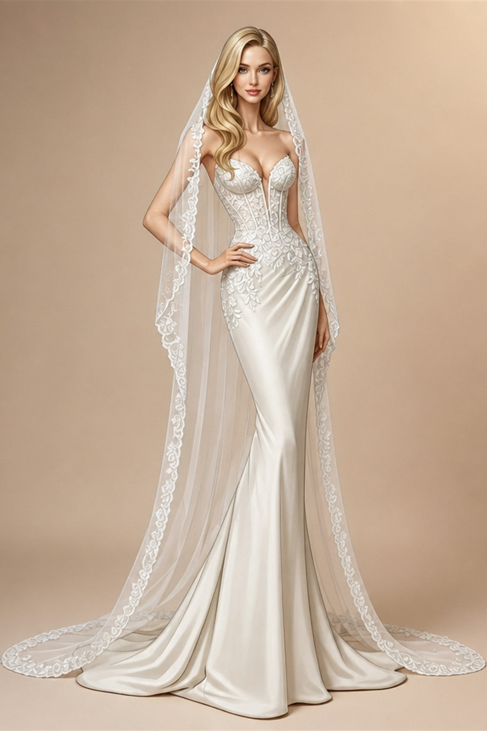 2027 Roycebridal Halter Neck Leaf Lace A Line Wedding Dress Keyhole Open Back Tied Soft Tulle Vestido De Novia Customized