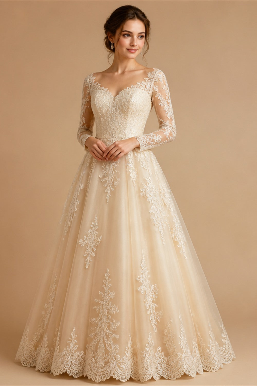 Sparkly Embroidery Beaded Lace Wedding Dress Sexy Deep V-neck Spaghetti Straps Bridal Gown Customized Mermaid Dresses For Bride