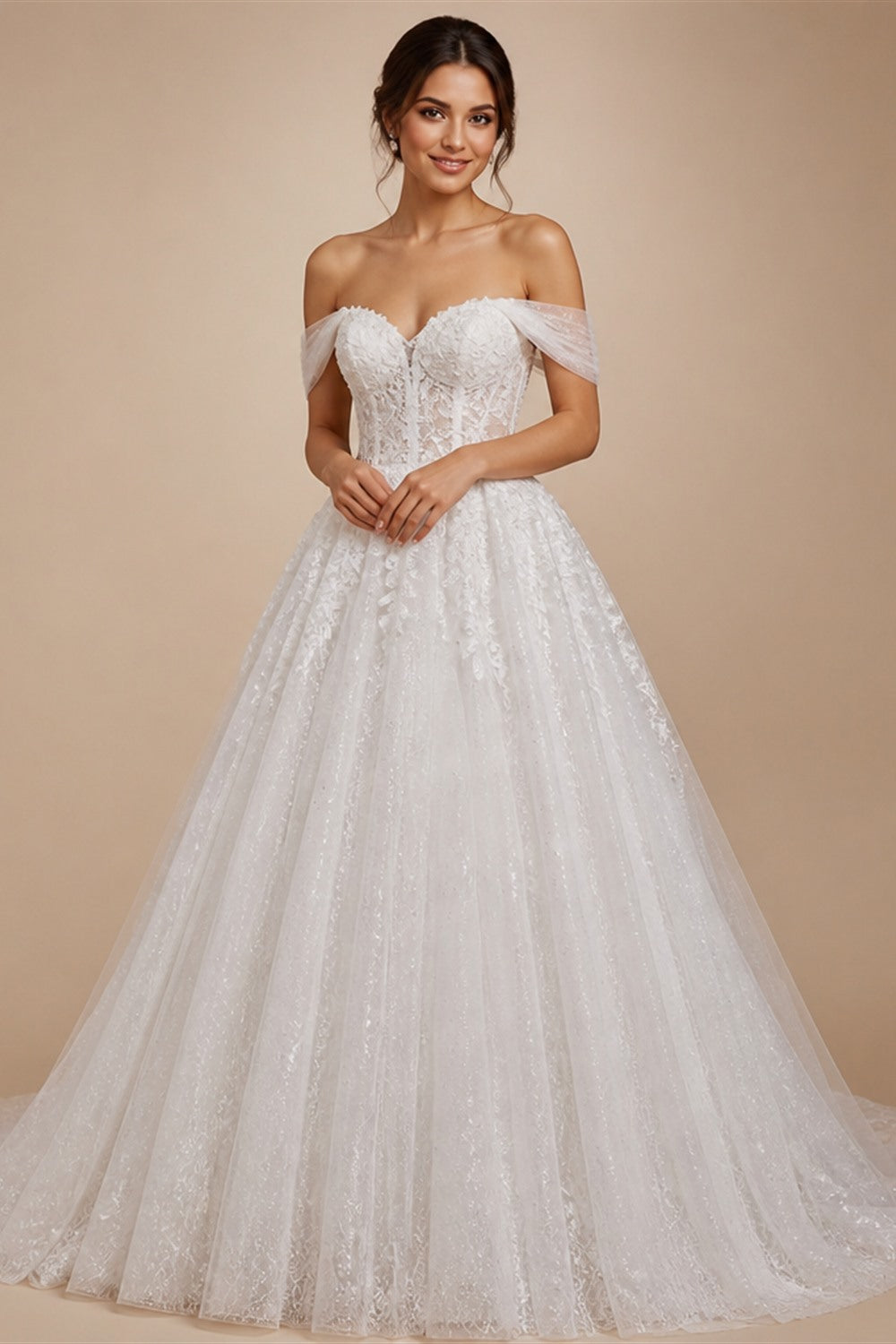 Sparkling Beaded Lace Appliques Wedding Dress Charming Sweetheart Neck Bridal Gown Customized Dreamy Mermaid Dresses For Bride