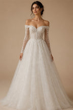 Luxury Sparkling Beaded Lace Wedding Dress With Cape Elegant Mermaid Long Bridal Gown Customized Illusion Dresses For Bride