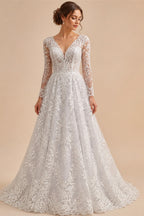 Off White  Lace Stunning Feminine Mermaid Wedding Dress Train  ZP036