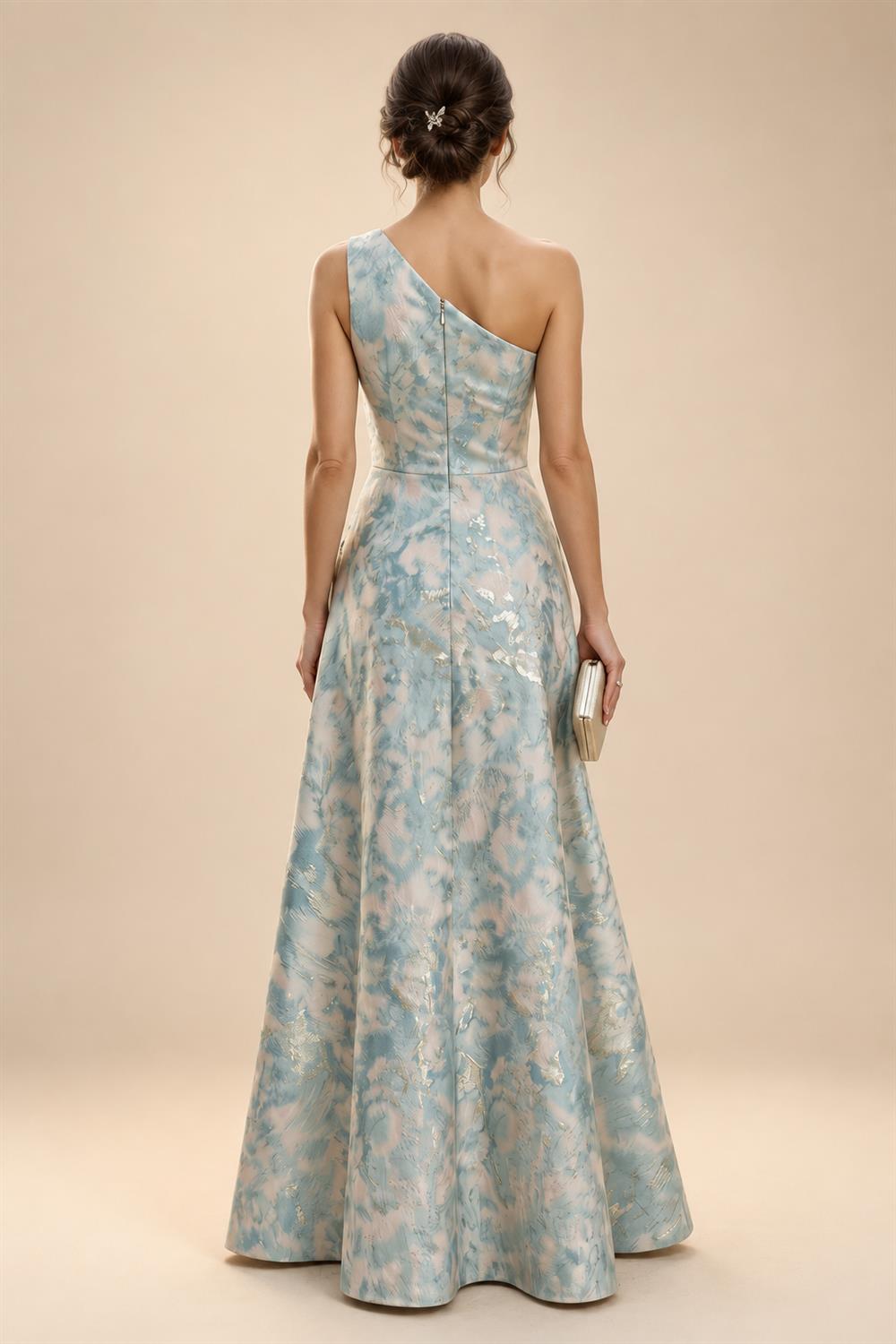 Sheath/Column Scoop Neck Lace Appliques Maxi Mother of the Bride & Groom Dresses with Ruched Waist & Sequin (SHI22501632)