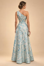 Sheath Satin Tea-Length Mother of the Bride & Groom Dresses with 3/4 Bell Sleeves & Crystal Embellished Belt (SHI22500471)