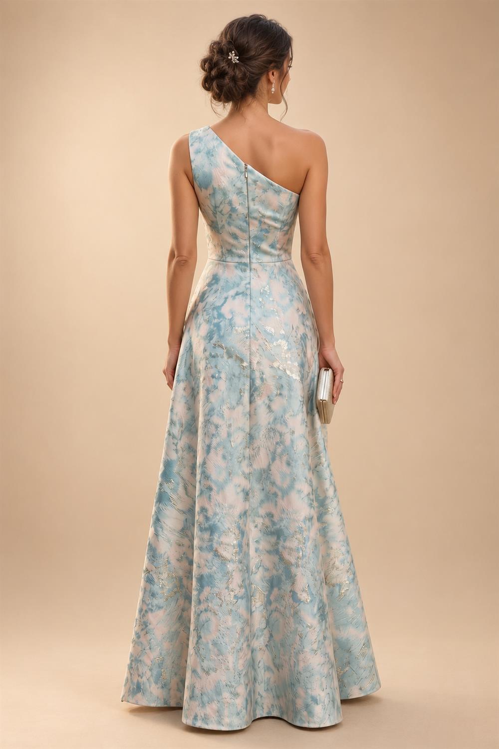 Lightweight Sheath Tea-Length Chiffon Mother of the Bride & Groom Dresses with Cowl Neck & Ruched Waist (SHI22500689)