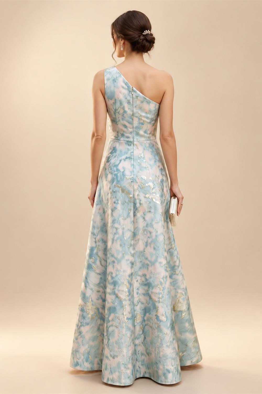 A-Line/Princess Off Shoulder Satin Maxi Mother of the Bride & Groom Dresses with Ruched Bodice, Belt, Rhinestone & Pleats (SHI22501647)