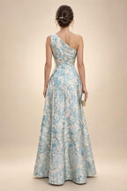 Sheath Chiffon Cape Sleeves Maxi Mother of the Bride & Groom Dresses with Ruched Waist (SHI22500727)