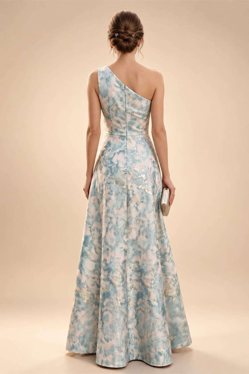 Two-Piece Mermaid Long Sleeve Floor-Length Mother of the Bride Dresses with Blazer Jacket (SHIA22500213)