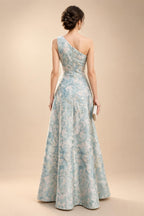 Jacquard Sheath Off the Shoulder Ruched Corset Mother of the Bride & Groom Dresses (SHI22500958)
