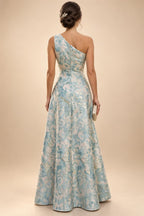 Jacquard A-Line/Princess Strapless Mini Homecoming Dresses with Bow & Pearls (SHI22370329)
