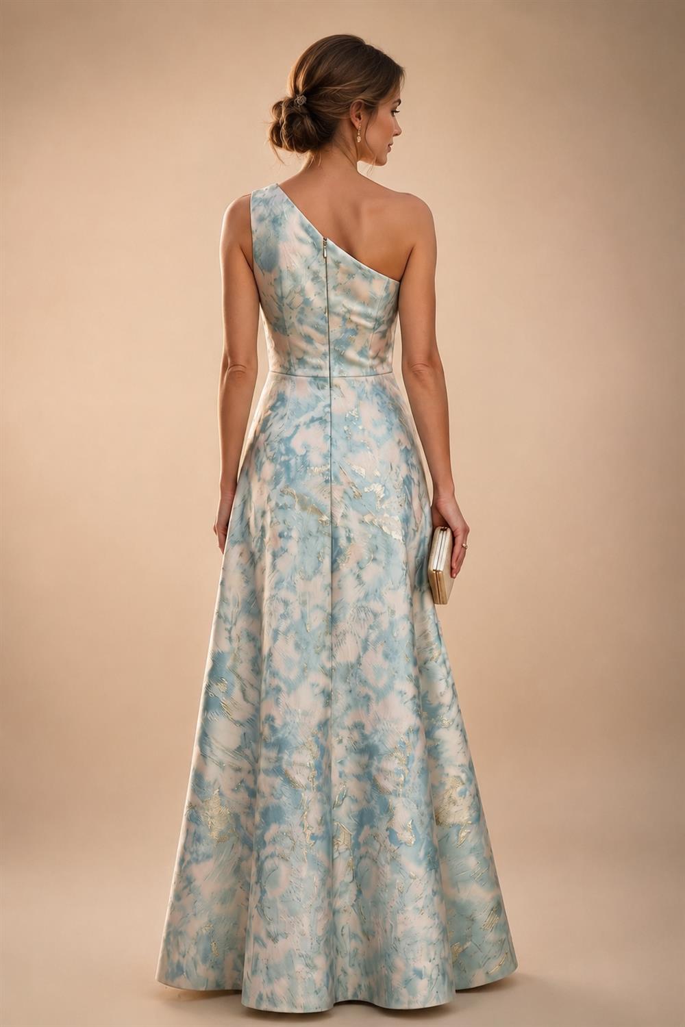 A-Line/Princess V-Neck Velvet Floor-Length Mother of the Bride & Groom Dresses with Ruched Waist (SHI22501614)