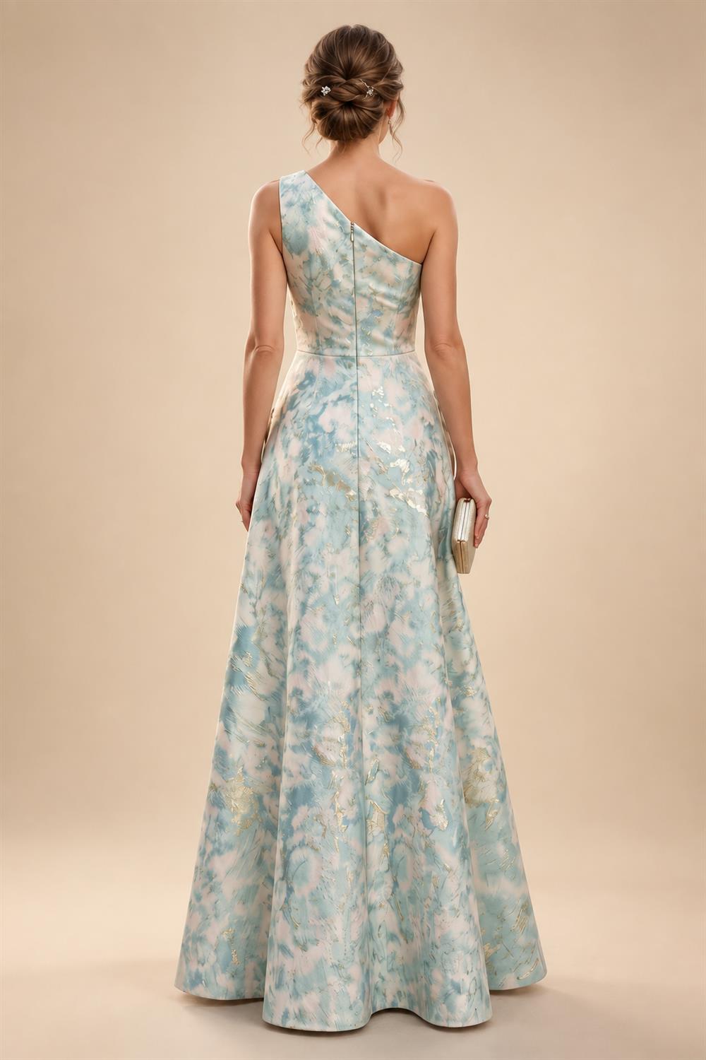 A-Line/Princess Sweetheart Chiffon Maxi Mother of the Bride & Groom Dresses with Lace Appliques & Ruched Bodice (SHI22501637)