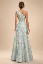 A-Line/Princess Sweetheart Chiffon Maxi Mother of the Bride & Groom Dresses with Lace Appliques & Ruched Bodice (SHI22501637)